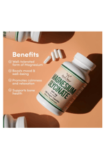 Double Wood Magnesium Glycinate 400mg, 180 Capsul.Abd Menşei.39.