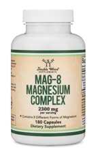 Double Wood  Magnesium MAG-8 Complex 180 Capsules (436mg Elemental Magnesium Provided by 2,300mg of Eight Different Forms of Magnesium).39.