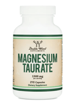 Double Wood Magnesium Taurate 1500mg 210 Capsul. Usa Version 39.