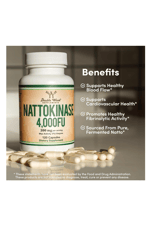 Double Wood Nattokinase  4,000 FU  120 Capsul.39.