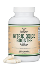 Double Wood Nitric Oxide (Stim Free Pre Workout) - Nitrosigine, L Arginine, and L Citrulline (Clinically Studied to Boost No2 Nitric Oxide Flow) 180 Capsul.40.