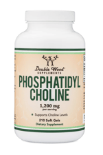 Double Wood Phosphatidylcholine 1,200mg -210 Softgels- Enhanced Version of Sunflower and Soy Lecithin - Non-GMO,Brain Health.Usa 38.