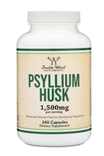 Double Wood  Psyllium Husk (240 Capsul 1,500mg Per Serving) 37.