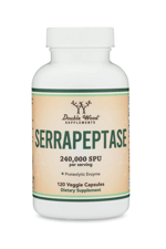 Double Wood Serrapeptase 240,000 SPU Vegie 120 Capsul.Abd Menşei.39.