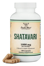 Double Wood Shatavari  1,000mg Organic Shatavari  180 Capsules.Abd Menşei