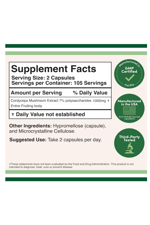 DoubleWood  Cordyceps Mushroom  Extract 1000mg 210 Capsul.39.