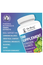 Dr. Berg DIM Supplement Estrogen Balance with Black Cohosh and - 60 Capsules.47.