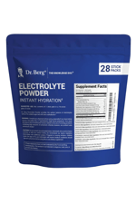 Dr. Berg  Electrolyte Powder Packets  Drink Mix - 28 Total Hydration Pouches Sugar Free - Keto No Sugar.