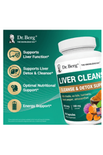 Dr. Berg Liver Cleanse Detox Unique Blend of Milk Thistle, Ox Bile  Folate - Liver Includes Turmeric, Black Pepper  Choline - 60 Capsul.49.