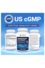 Dr. Berg Magnesium Glycinate  - 90 Capsul - Vitamin D, B6 & Zinc for Stress Relief, Calm, Relaxation, & Good Sleep* - 120 mg  Magnesium Bisglycinate  - Chelated Magnesium Glycinate. Abd Menşei.49.