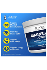 Dr. Berg Magnesium Glycinate Powder CALM for Sleep, Relaxation, & Stress Relief - Now Includes Vitamin D3 & Zinc - Delicious Raspberry & Lemon  (50 Servings).60.