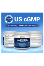 Dr. Berg Magnesium Glycinate Powder CALM for Sleep, Relaxation, & Stress Relief - Now Includes Vitamin D3 & Zinc - Delicious Raspberry & Lemon  (50 Servings).60.