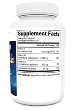 Dr. Berg Maximum Strength 4-in-1 Chelated Magnesium Glycinate with Clean 150 Capsul.Abd Menşei.55.