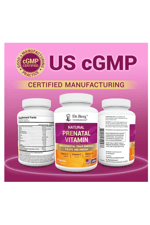 Dr. Berg Natural Prenatal Vita mins for Women (Pregnant & Nursing)  Prenatal Vita mins with Folate, Minerals, Omegas, 11 Powerful Superfoods- 60 Capsules.
