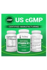 Dr. Berg  Natural Vitamin B1+ Allithiamine with B Complex Blend - 60 Capsules.51.