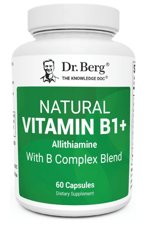 Dr. Berg  Natural Vitamin B1+ Allithiamine with B Complex Blend - 60 Capsules.51.