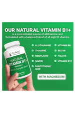 Dr. Berg  Natural Vitamin B1+ Allithiamine with B Complex Blend - 60 Capsules.51.