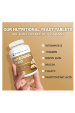 Dr. Berg Nutritional Yeast – Natural B12 Added - All 8 B Vitamin Complex – Organic Vanilla Flavor - 270 Vegan Tablets.57.