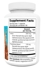 Dr. Berg Sea Kelp Enhanced Iodine - 200 mcg of Premium Iodine - Seaweed Blend Includes Klamath Blue-Green Algae & Sea Kelp - 90 Capsules.57