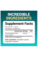 Dr. Berg TUDCA  for Liver Health, Bile Flow, Gallbladder Support, and Digestive Health* - 30 Capsul.51.
