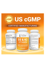 Dr. Berg Vitamin D3 K2 120 Capsul  w/MCT Powder - Includes 10,000 IU of Vitamin D3, 100 mcg MK7 Vitamin K2, Purified Bile Salts, Zinc & Magnesium for Ultimate Absorption.62.