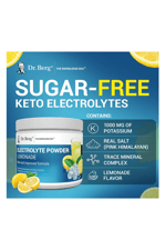 Dr. Berg Zero Sugar Hydration Keto Electrolyte Powder - 1000 mg of Potassium & Real Pink Himalayan Salt (NOT Table Salt) -Hydration Drink Mix - 50 Servings 300gr.63.