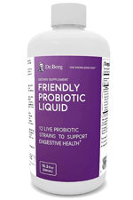 Dr. Berg's Friendly Probiotic Liquid Supplement Drink Mix w/ 12 Live Probiotics Strains.500ML 32 Servis.