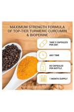 Dr.Berg  Turmeric Curcumin (BioPerine) 1350mg  60 Capsul.Usa Menşei.44.