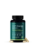 Etta Vita GLP1 Energy Igniter+ 60 Capsul Weight Loss  Energy - Appetite Suppressant  Fat Burner for women and men with Berberine, Yerba Mate, Psyllium Husk, Senna Leaf, Lemon, Black Garlic - Digestive Broom.Made ın Usa.