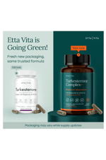 Etta Vita Turkesterone Energy Bioperine ile Yüksek Emilim 60 Capsul.Made ın Usa.62.