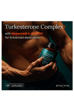 Etta Vita Turkesterone Energy Bioperine ile Yüksek Emilim 60 Capsul.Made ın Usa.62.