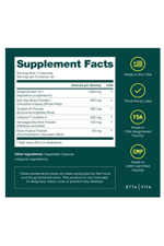 Etta Vita Urolithin-A Complex 90 Capsul Shilajit, Organic Sea Moss Tong kat Ali, Natural Energy, and Focus for Men  Women (Made in USA .