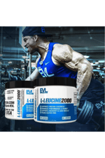 EVL Nutrition L-Leucine 2000 , 100 Servings Unflavored  USA.36.
