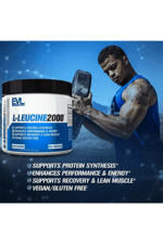 EVL Nutrition L-Leucine 2000 , 100 Servings Unflavored  USA.36.