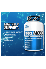 EVL Nutrition, TestMode, Complete 100 Veggie Capsules.Made ın Usa