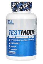 EVL Nutrition, TestMode, Complete 100 Veggie Capsules.Made ın Usa