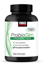 Force Factor ProbioSlim + Prebiotic Fiber 120 Capsules. Usa Version.3538