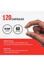 Force Factor, Test X180 Alpha, 120 Capsules.  Made ın Usa.
