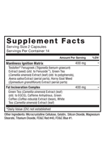 Force Factor Test X180 IGNITE  Testofen,GreenTea,HornyGoat,EGCG,Cafeıne 60 Capsul. USA.3537