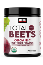 Force Factor Total Beets Organic Beetroot Powder 450gr  Superfood to Boost Daily Nutrition, USDA Organic, Vegan, Gluten-Free, and Non-GMO,90 Servings.