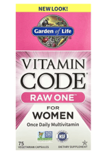 Garden of Life, Vitamin Code, RAW One, Once Daily Multi vitamin For Women, 75 Vegetarian Capsules.Abd Menşei.