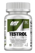 GAT Testrol Platinum, PremiumTest Booster for Men by Stamina  Boron, Vitamin D, Zinc, 60 Tablets.
