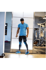GYM SHARK Orıjınal İngiliz Çift Renk ALT Tayt, Bilek Kısmı Fermuarlı, (Medium Beden) 
