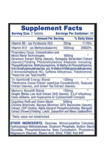 Hi-Tech Pharmaceuticals Cognisport 60 Tablets.45.