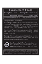 Hi-Tech Pharmaceuticals DECABOLIN 60 Tablet.USA.58.