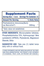 Hi-Tech Pharmaceuticals Nexrutine 60 Tablets