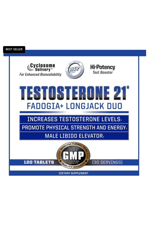 Hi-Tech Pharmaceuticals Testosterone-21  120 Tablet.Usa Menşei.45.
