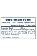Hi-Tech Pharmaceuticals Turkes/terone 650 60 Tablet. 3850