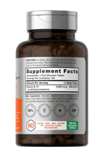 Horbäach B12 Sublingual Methylcobalamin  5000mcg  120 Fast Dissolve Tablets  Vegetarian, Non-GMO and Gluten Free.37.