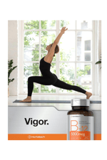Horbäach B12 Sublingual Methylcobalamin  5000mcg  120 Fast Dissolve Tablets  Vegetarian, Non-GMO and Gluten Free.37.
